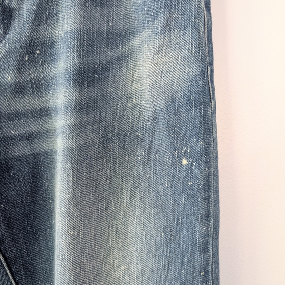 Scotch & Soda Women's Blue Ankle Jeans With White Speckles ~ Size 27 - Picture 8 of 12